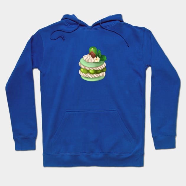 macaroon Hoodie by Little Forest Art